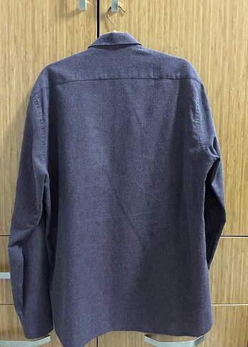 USPA Erkek Lila Oxford Gömlek - Görsel 2