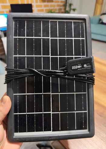 Siyah Güneş Enerjili Power Bank - Görsel 7