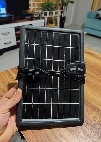 Siyah Güneş Enerjili Power Bank - Görsel 10