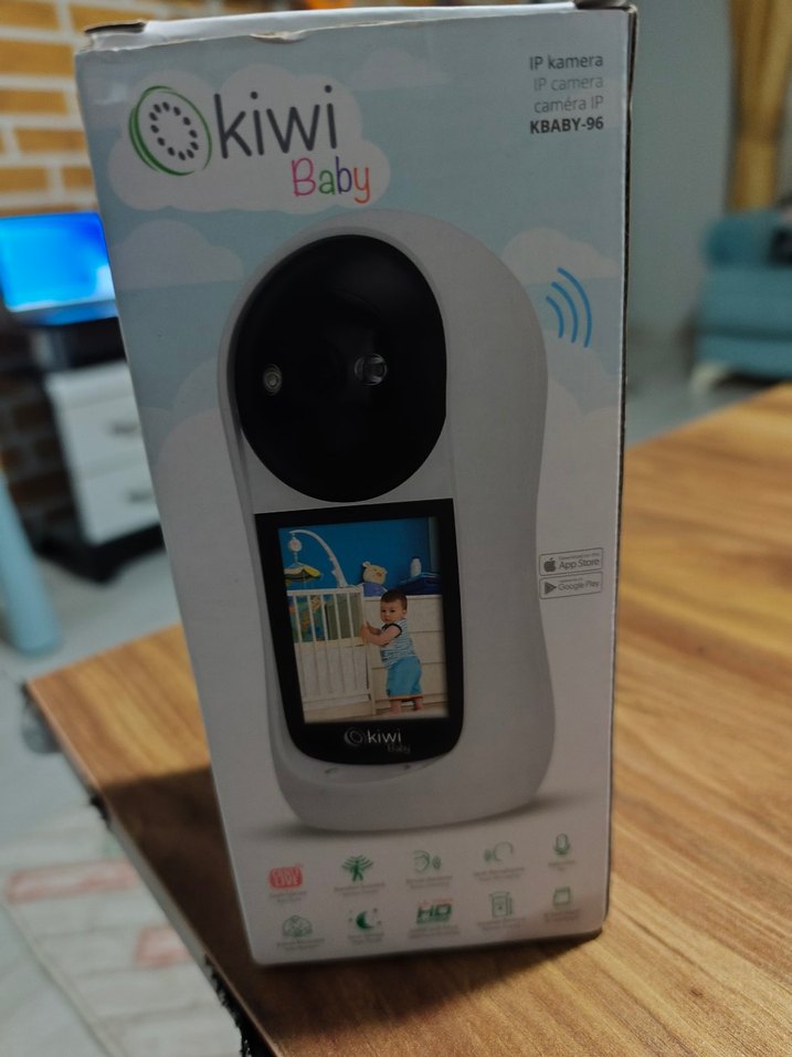 Beyaz Kiwi Bebek Monitörü ve Kamerası - Görsel 5
