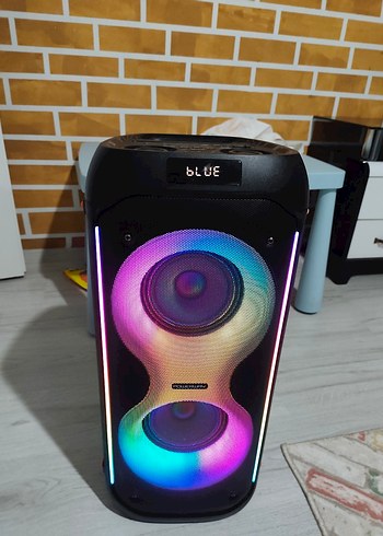 Renkli Bluetooth Hoparlör 20W x2, Taşınabilir - Görsel 11