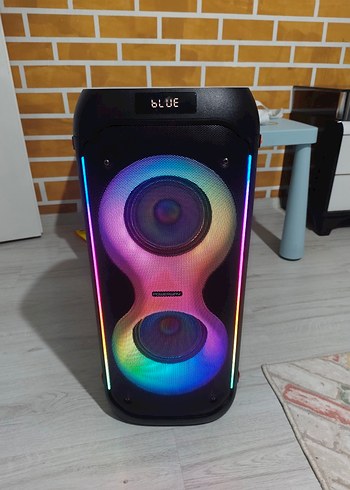 Renkli Bluetooth Hoparlör 20W x2, Taşınabilir - Görsel 5