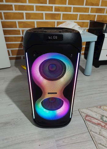 Renkli Bluetooth Hoparlör 20W x2, Taşınabilir - Görsel 7