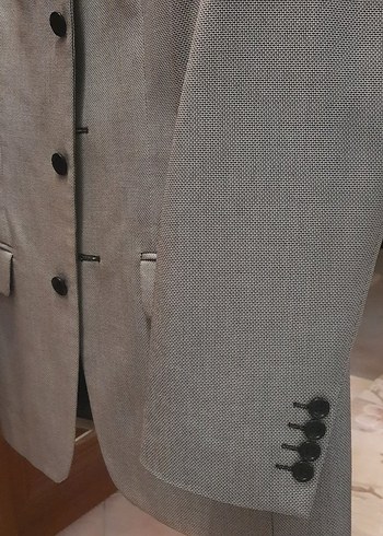 Gri Erkek Düğmeli Klasik Ceket Crispino marka - Görsel 2