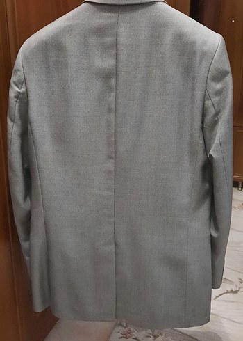 Gri Erkek Düğmeli Klasik Ceket Crispino marka - Görsel 7