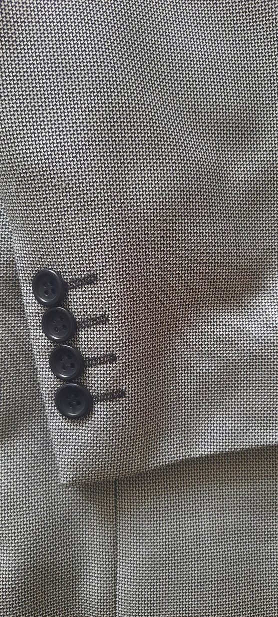 Gri Erkek Düğmeli Klasik Ceket Crispino marka - Görsel 5