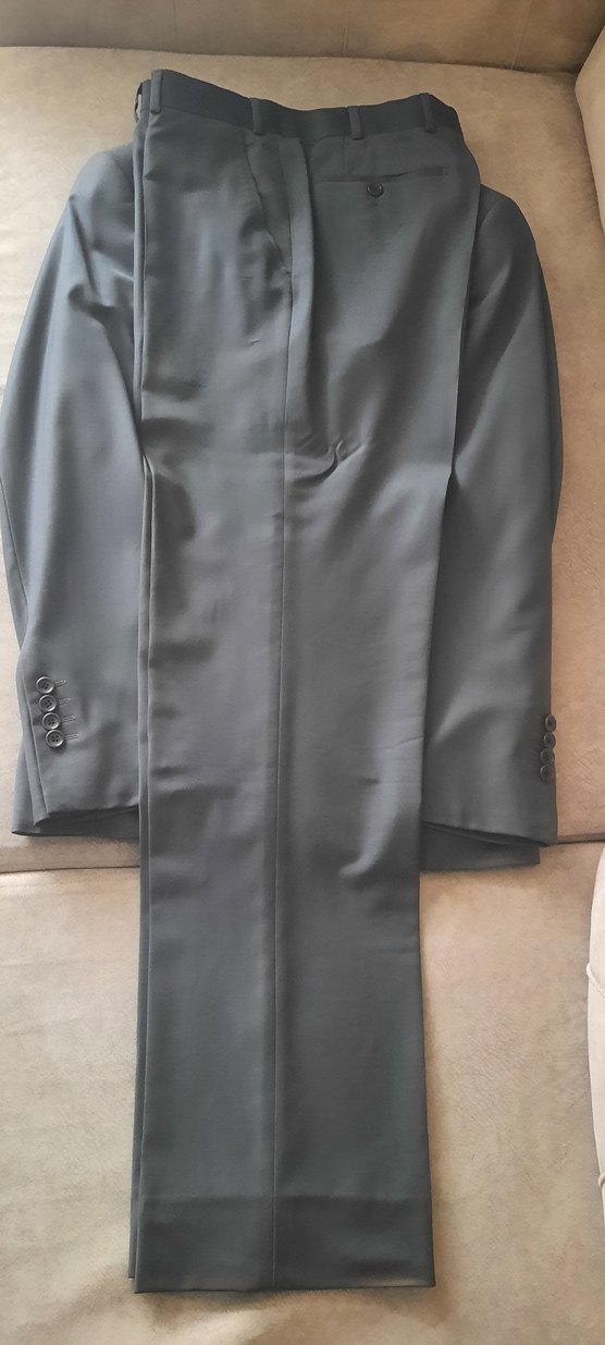 Özel dikim 48/6 drop Füme takım elbise - Görsel 3