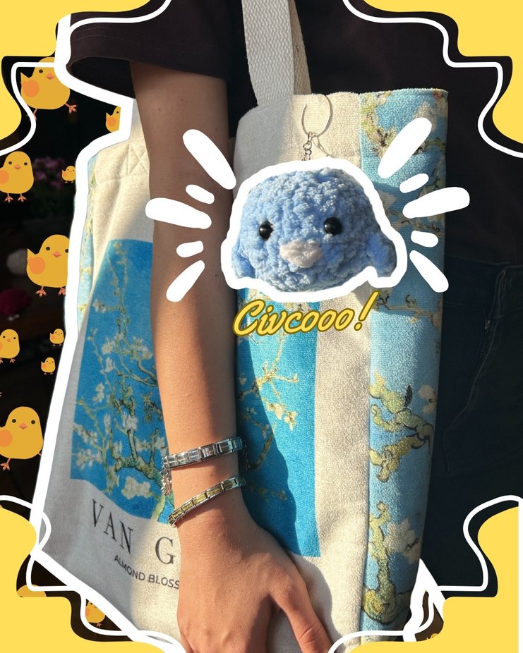 Amigurumi, el emeği, örgü civciv anahtarlık - Görsel 2