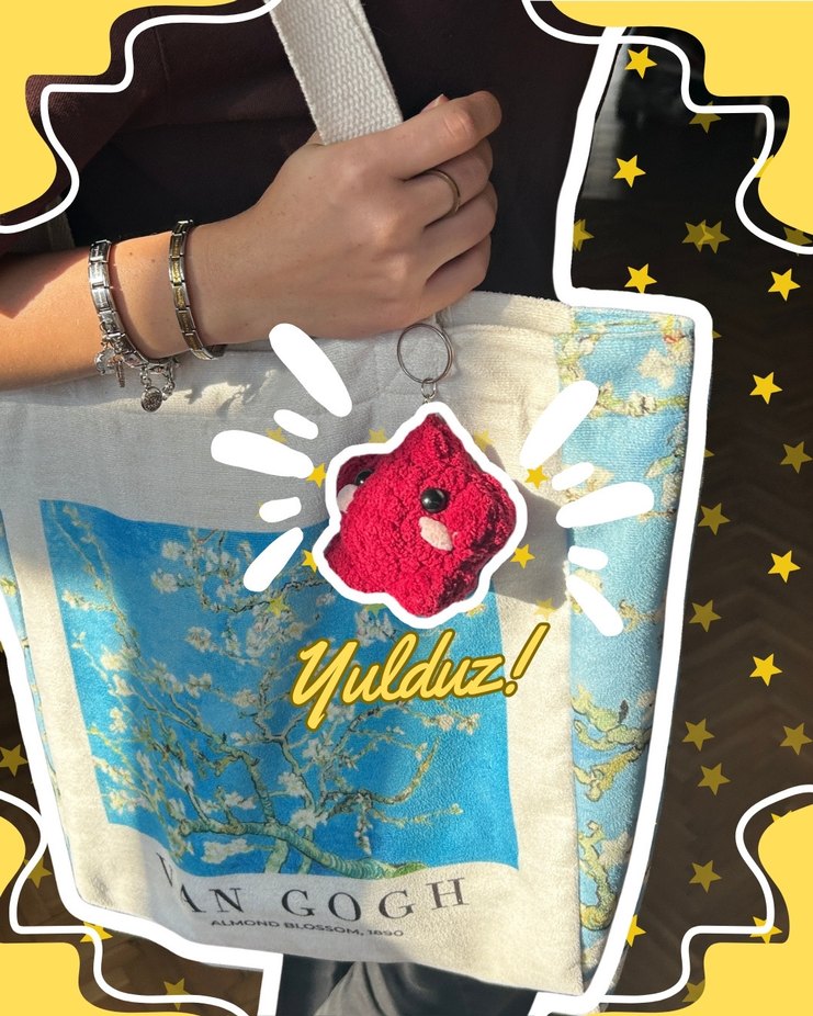 Amigurumi, el emeği, örgü yıldız anahtarlık - Görsel 2