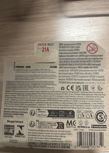 Hot Wheels Ferrari SF90 Stradale Mavi Oyuncak Araba - Görsel 2