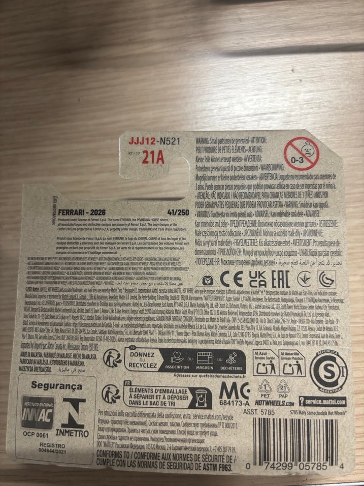 Hot Wheels Ferrari SF90 Stradale Mavi Oyuncak Araba - Görsel 2