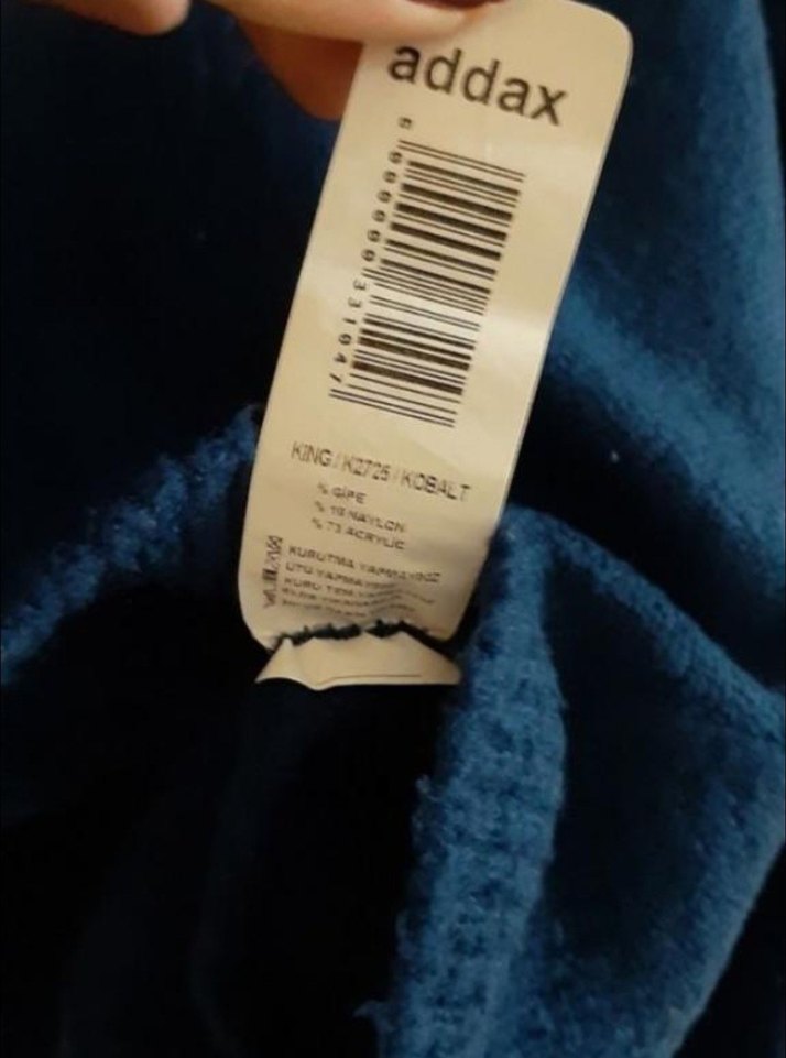 Kadın Lacivert Boğazlı Örgü Kazak - Görsel 4