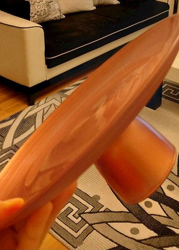 Parlak Kahverengi Düz Tabak Seti - Görsel 5