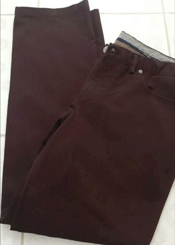 Bordo Regular Fit Erkek Pantolon - Görsel 4
