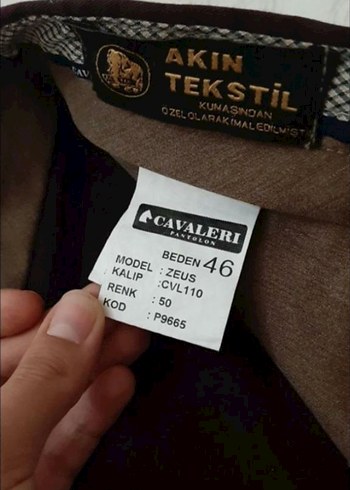 Bordo Regular Fit Erkek Pantolon - Görsel 2