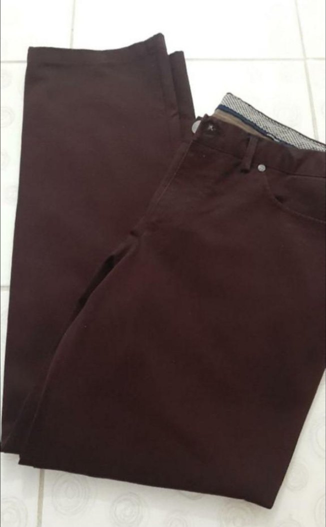 Bordo Regular Fit Erkek Pantolon - Görsel 4