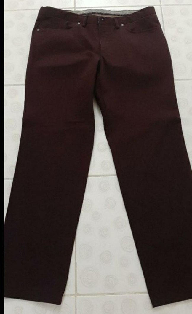 Bordo Regular Fit Erkek Pantolon - Görsel 3