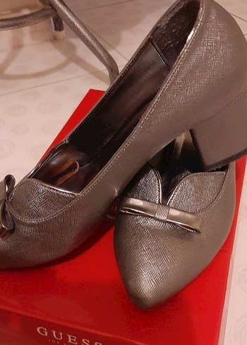 Gri Tokalı Kadın Topuklu Stiletto - Görsel 2