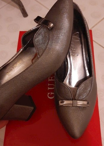 Gri Tokalı Kadın Topuklu Stiletto - Görsel 5