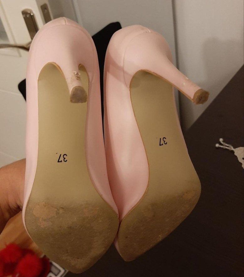 Pembe Stiletto Topuklu Kadın Ayakkabı - Görsel 5