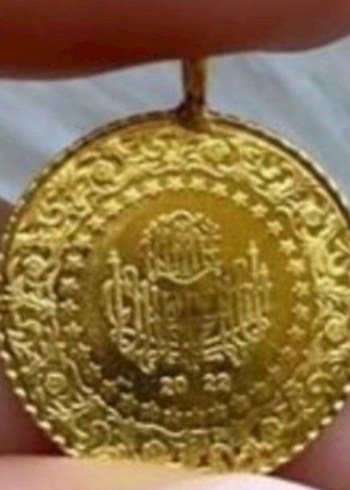 22 AYAR ALTIN KAPLAMA ÇEYREK - Görsel 2