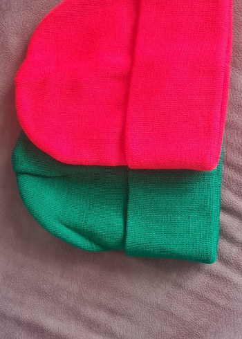 Renkli Kadın Örgü Bere - Görsel 2