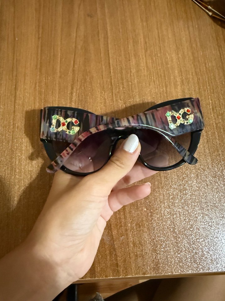 Şeffaf Siyah Retro Kadın Güneş Gözlüğü - Görsel 2