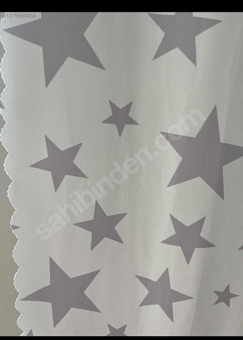 Sarı Gri Çizgili Modern fon Perde - Görsel 2