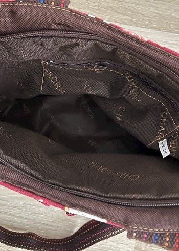 Bordo Renkli Bohem Kadın Çanta - Görsel 4