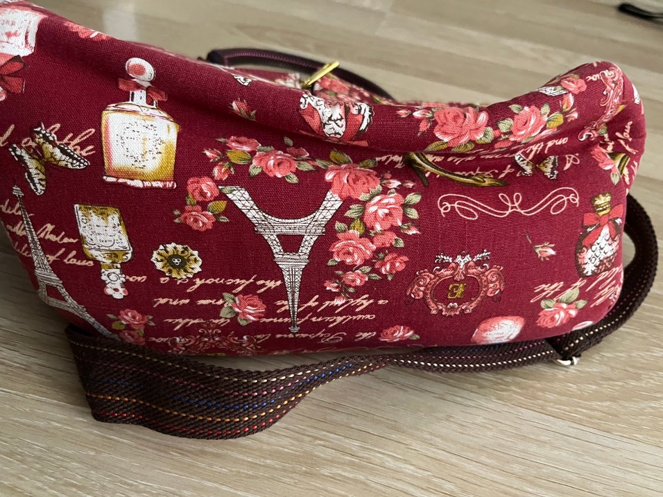 Bordo Renkli Bohem Kadın Çanta - Görsel 5