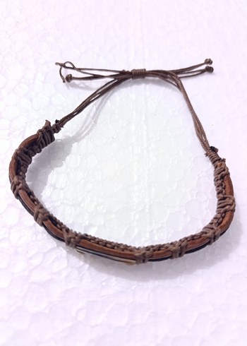 Bej Bohem Tarz Erkek Bileklik - Görsel 8