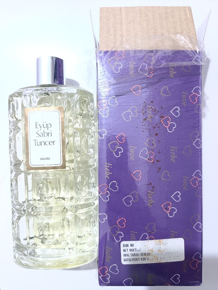 1989 EYÜP SABRİ TUNCER ŞİŞE KOLONYA - Görsel 5