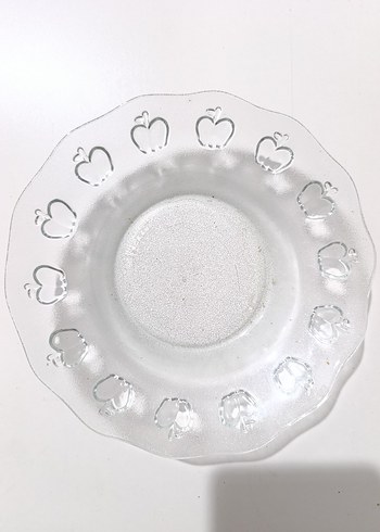 6lı Endonezya Üretim Şık Cam Tabak - Görsel 6