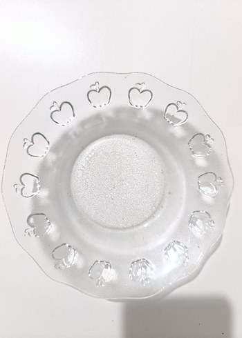 6lı Endonezya Üretim Şık Cam Tabak - Görsel 2