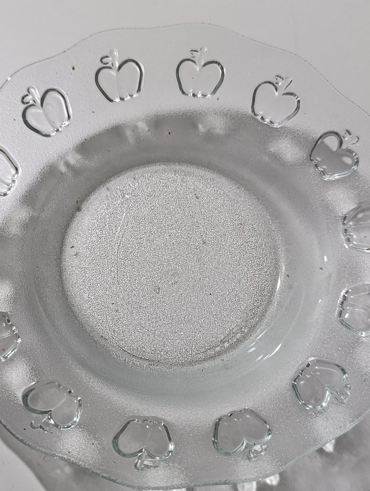 6lı Endonezya Üretim Şık Cam Tabak - Görsel 3