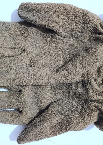 Kahverengi Polar Eldiven - Görsel 4