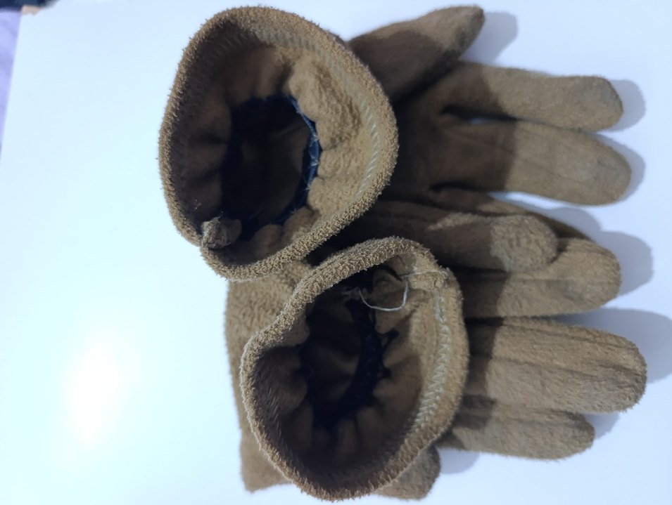 Kahverengi Polar Eldiven - Görsel 2