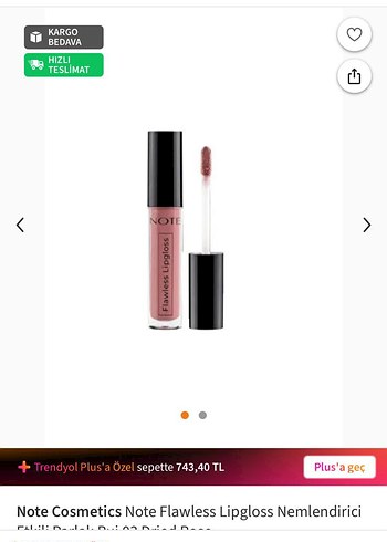 Note Flawless Dudak Parlatıcısı Bej - Görsel 2