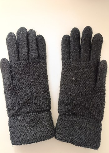 S Beden boncuklu siyah lüks eldiven - Görsel 5