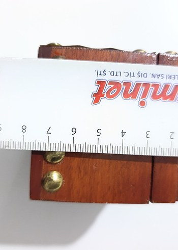 Otantik Dekoratif Ahşap Sandık Takı Kutusu - Görsel 10