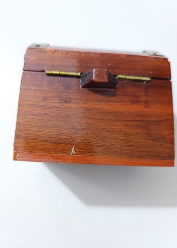 Otantik Dekoratif Ahşap Sandık Takı Kutusu - Görsel 5