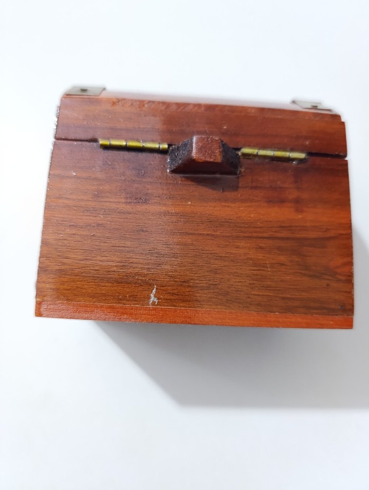 Otantik Dekoratif Ahşap Sandık Takı Kutusu - Görsel 5