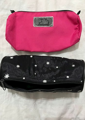 2'li kalemlik Fermuarlı Pembe Gotik - Görsel 2