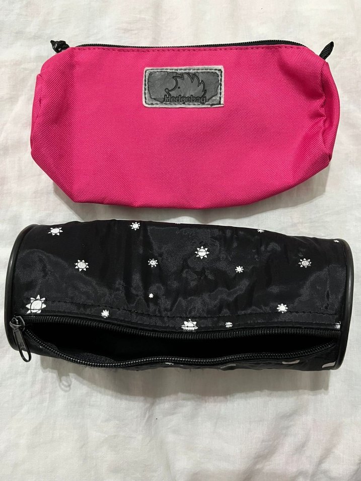 2'li kalemlik Fermuarlı Pembe Gotik - Görsel 2