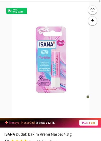 Isana Pastel Pembe Dudak Bakımı Kremi - Görsel 2