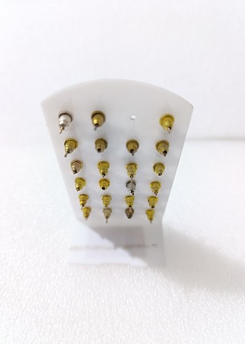 23 adet Rengarenk Arı Figürlü Küpe Seti - Görsel 5