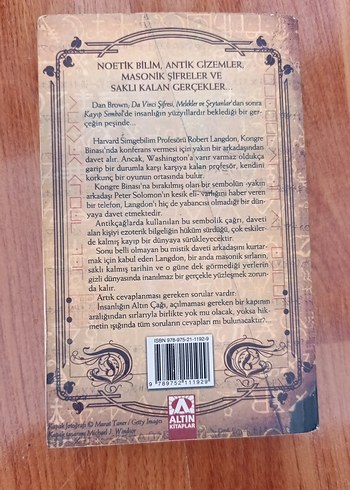 Dan Brown - Kayıp Sembol Romanı - Görsel 3