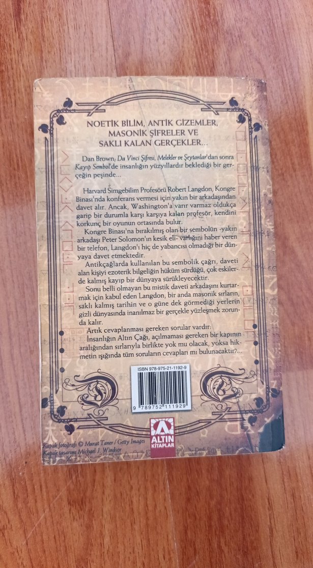 Dan Brown - Kayıp Sembol Romanı - Görsel 3