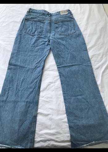 Mavi Victoria wide leg yüksek bel jean - Görsel 6