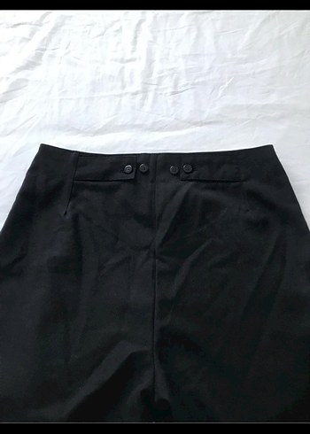 Siyah Kadın Kumaş Pantolon - Görsel 3